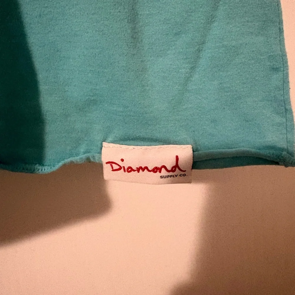 Diamond Supply Co. Teal Graphic Tank Top - Picture 4 of 5